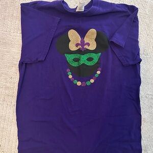 Purple Mardi Gras Graphic T-Shirt